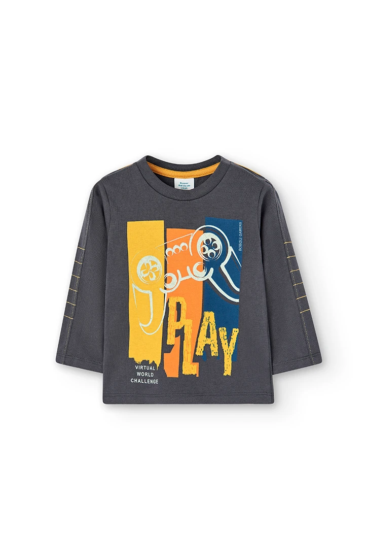 Camiseta malha para o bebé menino -BCI