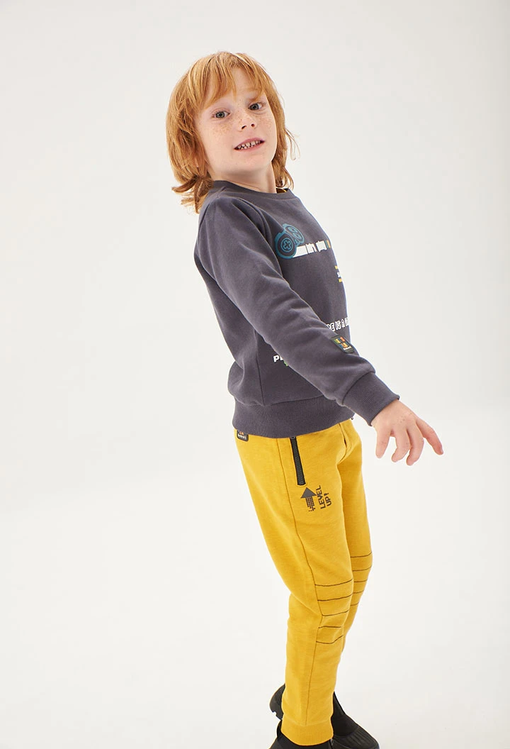 Pantalon en molleton flame pour bébé -BCI