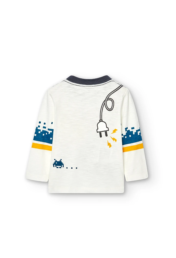 Knit t-Shirt for baby boy -BCI