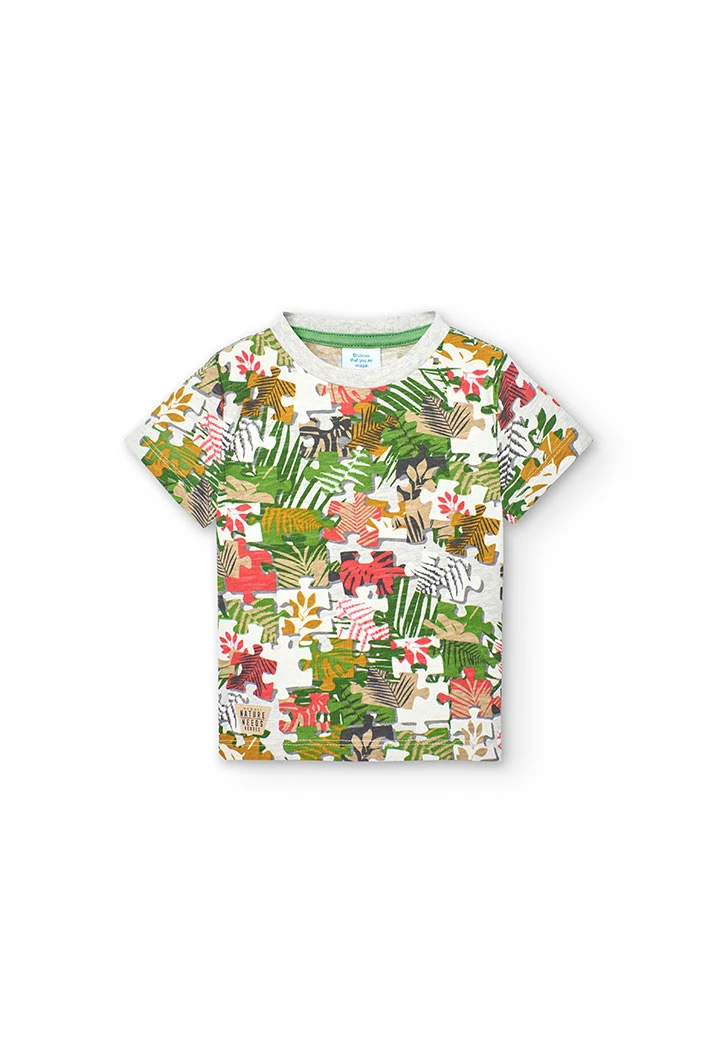 T-shirt tricoté imprimé pour bébé garçon