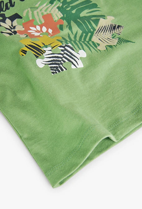 Strick-Shirt für Baby-Jungen in Farbe Grün