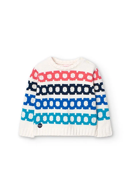 Pullover für Baby-Jungen in Weiß 