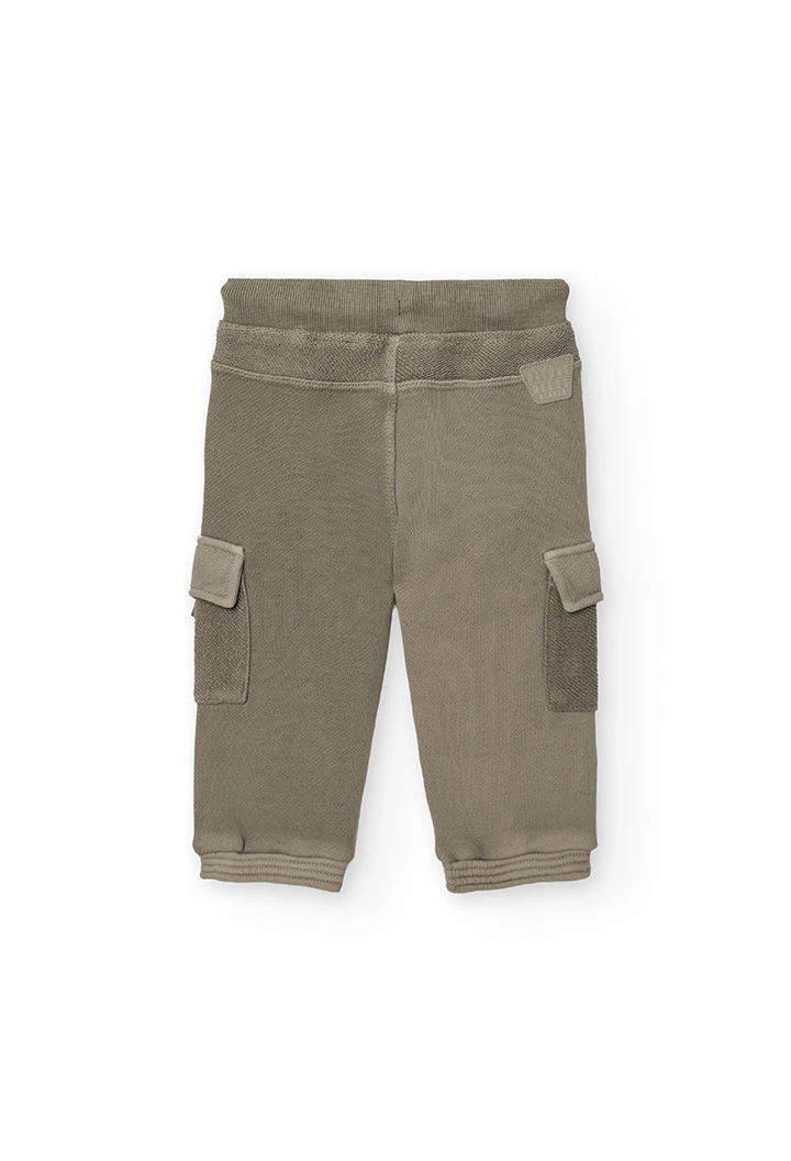 Pantalón de jogging para bebé niño en color gris
