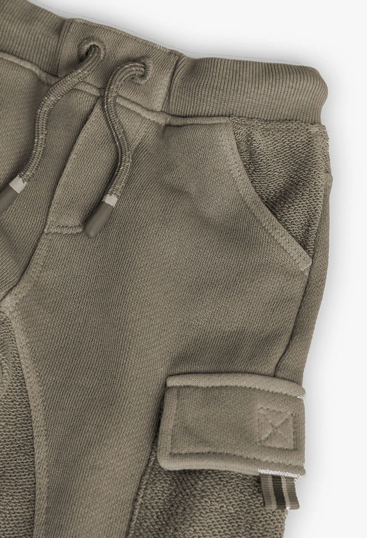 Pantalón de jogging para bebé niño en color gris