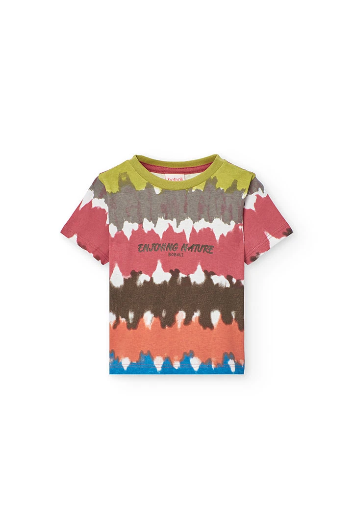 Maglietta in maglia per neonato in color granata