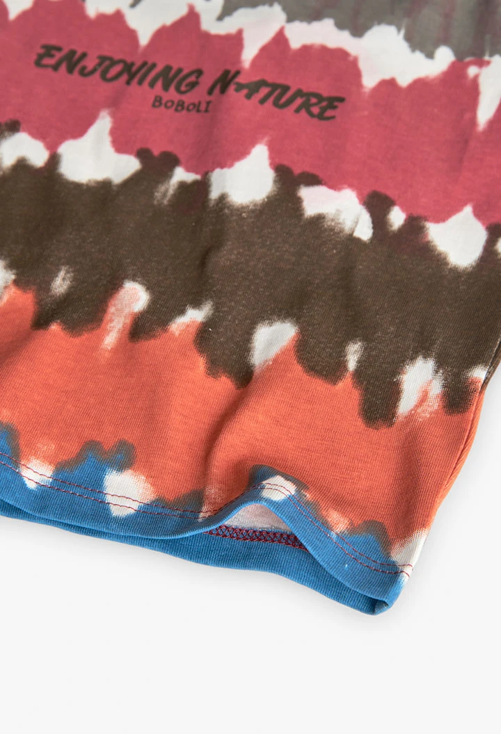 T-shirt en tricot pour bébé garçon en grenat