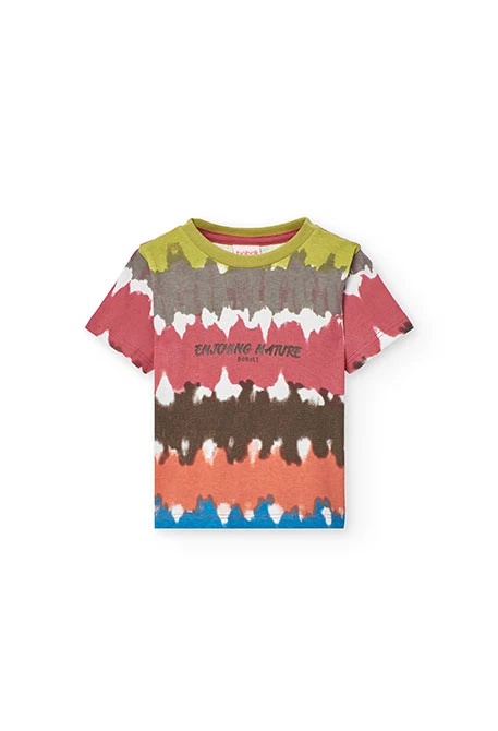 T-shirt en tricot pour bébé garçon en grenat
