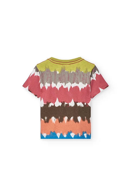 T-shirt en tricot pour bébé garçon en grenat