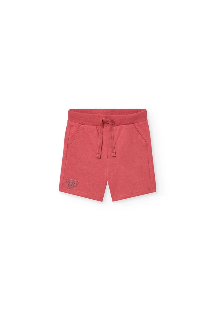 Set di maglietta e pantaloncini in maglia per neonato di colore bianco