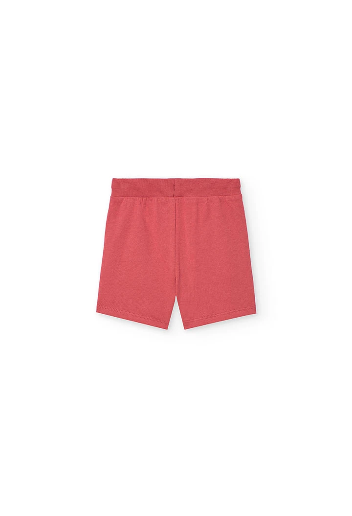 Set di maglietta e pantaloncini in maglia per neonato di colore bianco