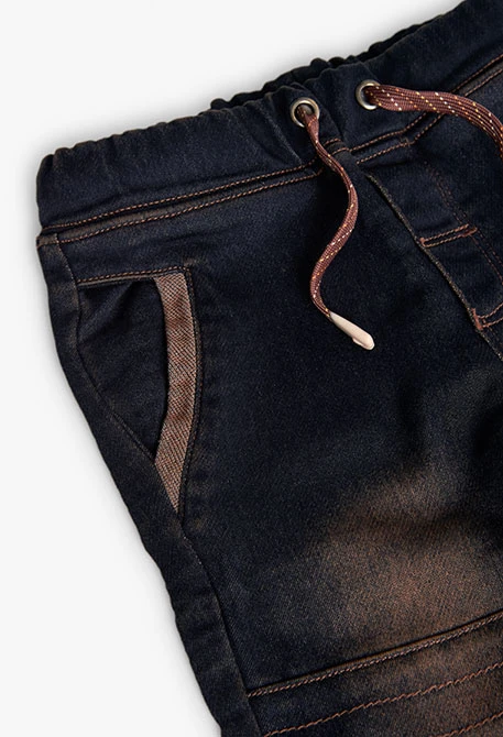 Pantalon denim garçon bleu foncé