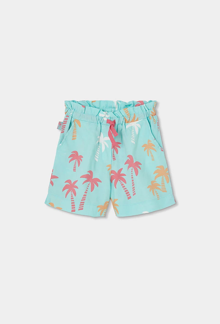 Pantaloncini stampati con palme