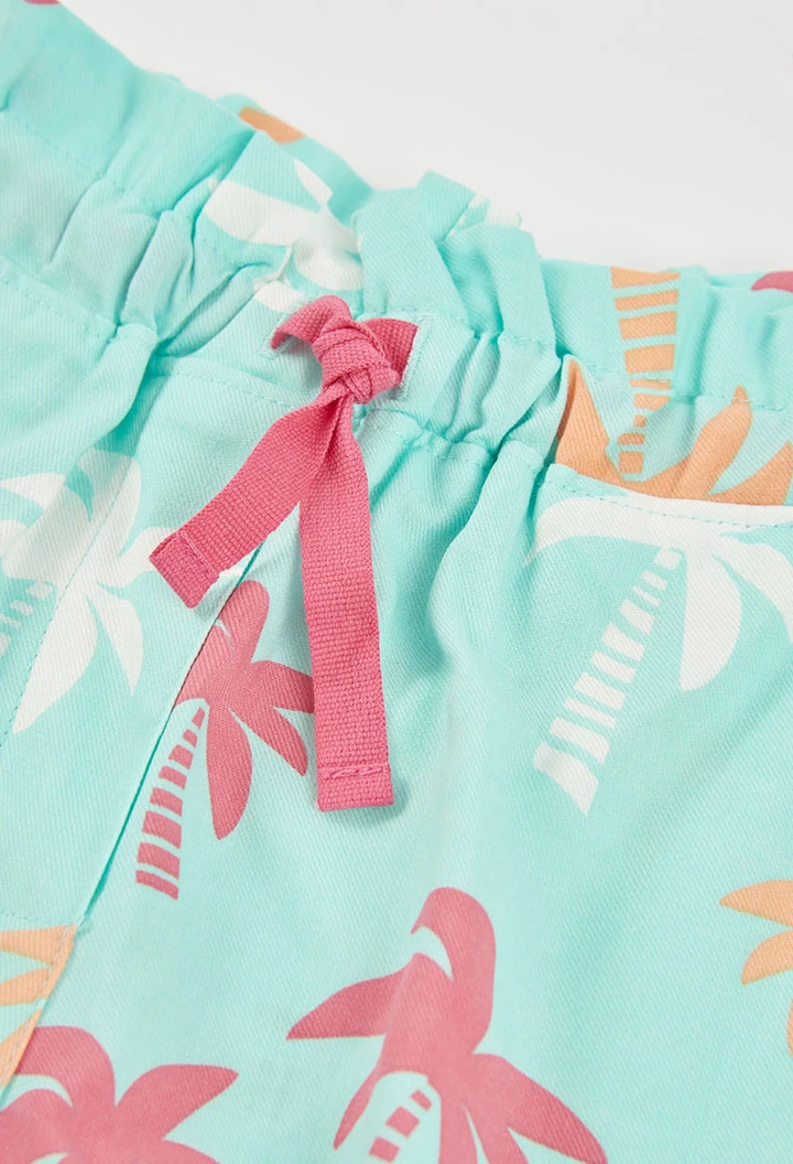 Shorts estampat de palmeres