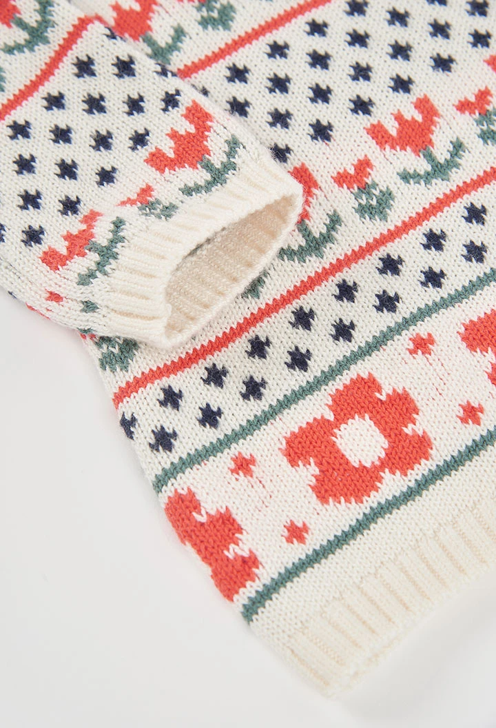 Vestit blanc estampat de flors