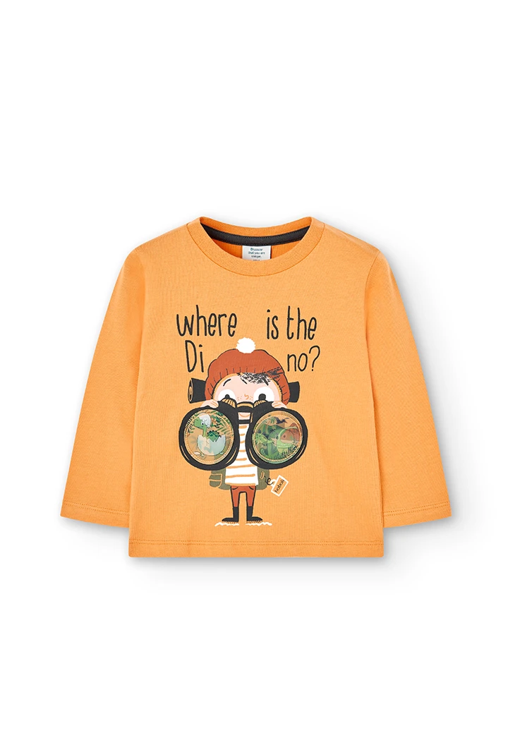 Knit t-Shirt for baby boy -BCI