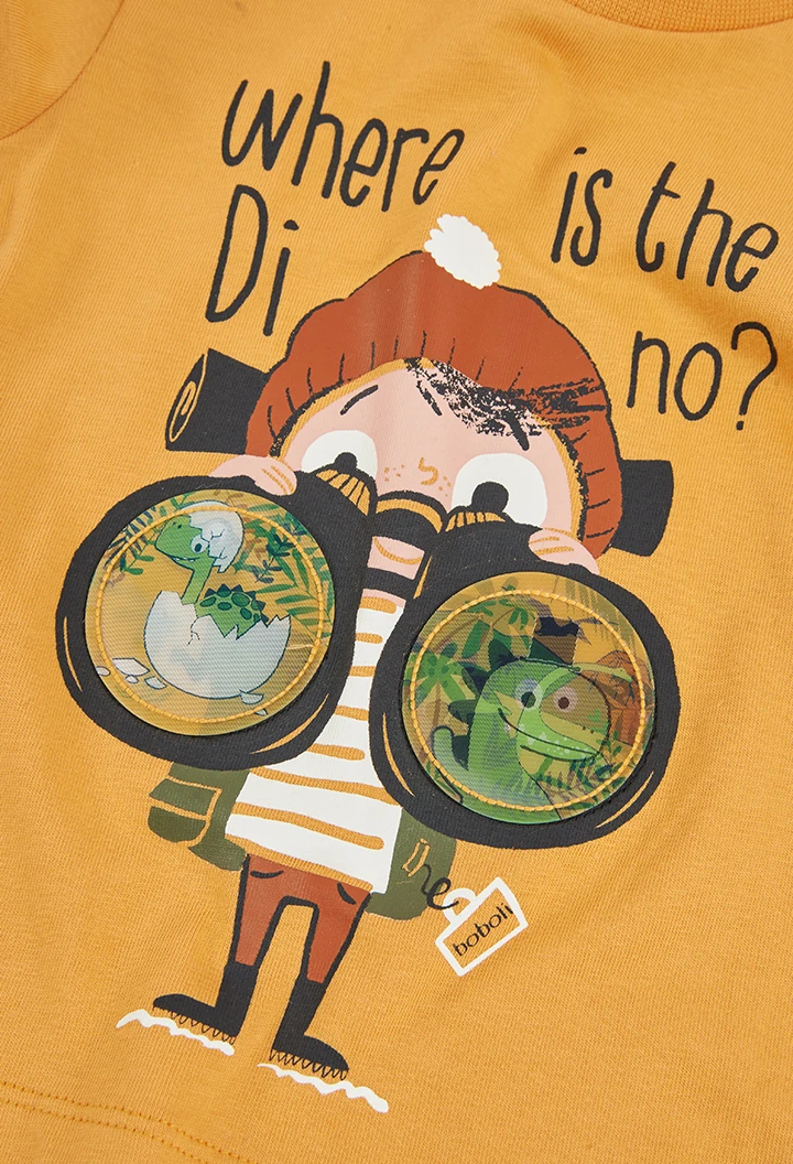 Camiseta punto de bebé niño "prsimaticos"-BCI