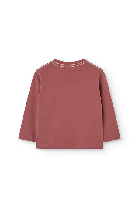 T-shirt en tricot pour bébé garçon en marron