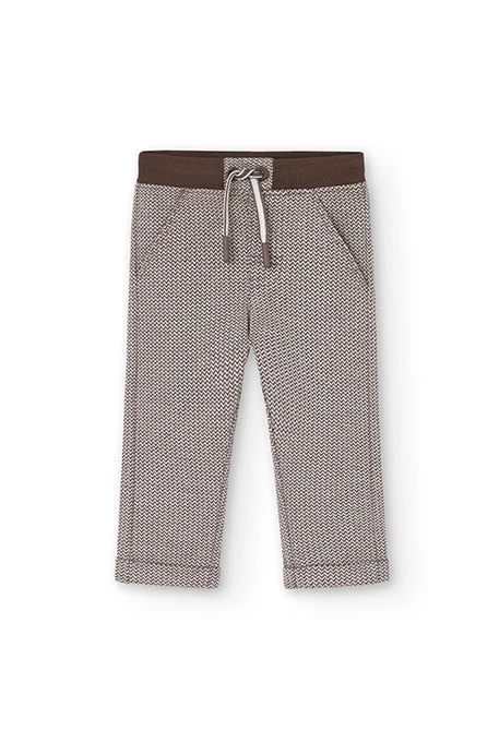 Pantaló de punt de nadó nen en gris