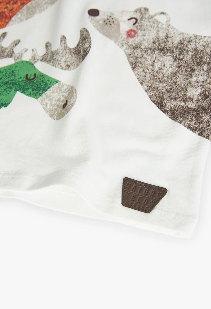 T-Shirt für Baby-Jungen mit Tiermotiven