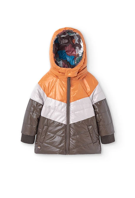 Parka für Baby-Jungen mit Camouflage-Print