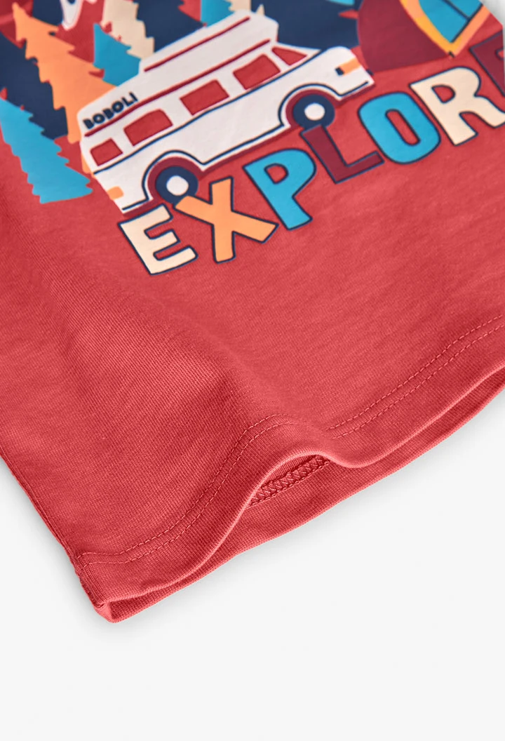 Mountain knit boy´s t-shirt