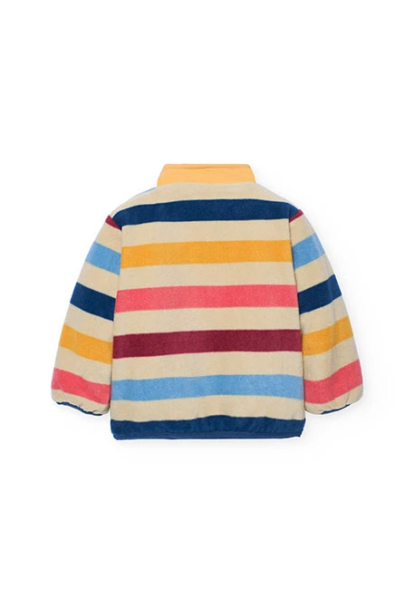 Printed fleece jacket for boy