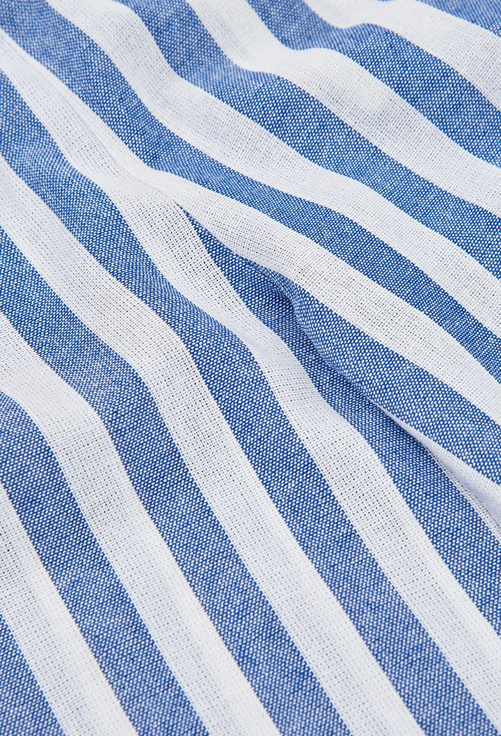 Pantalón niña lino rayas