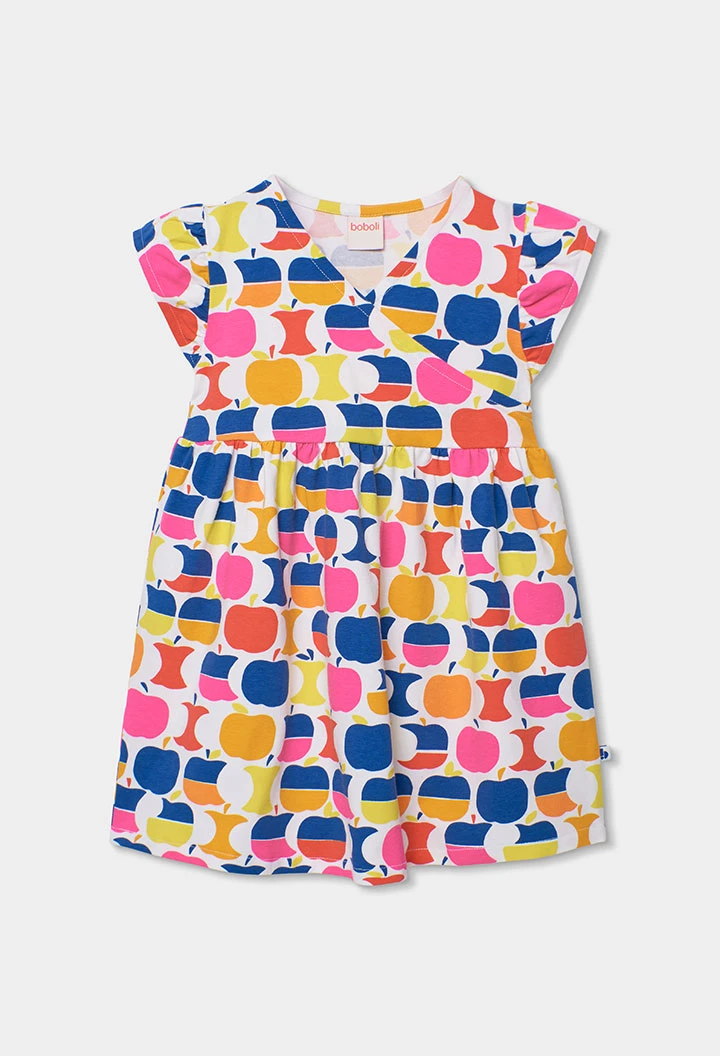 Vestido de malha estampado