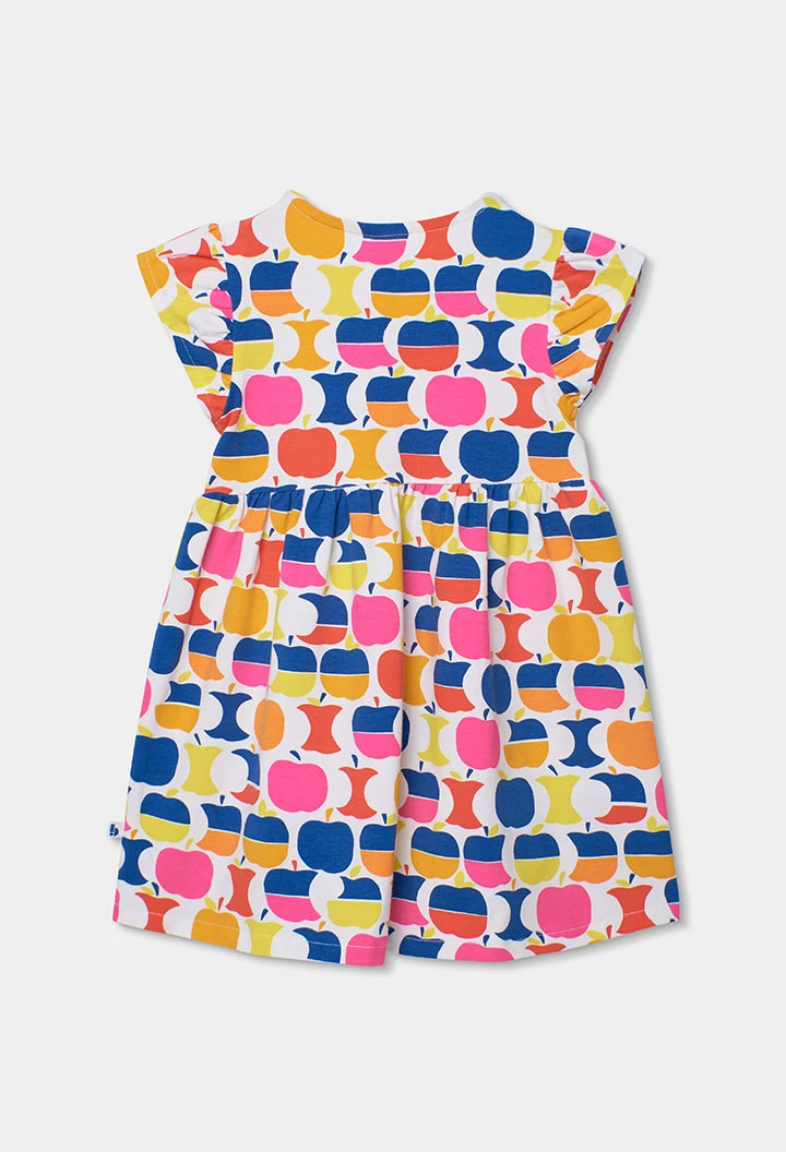 Vestido de malha estampado