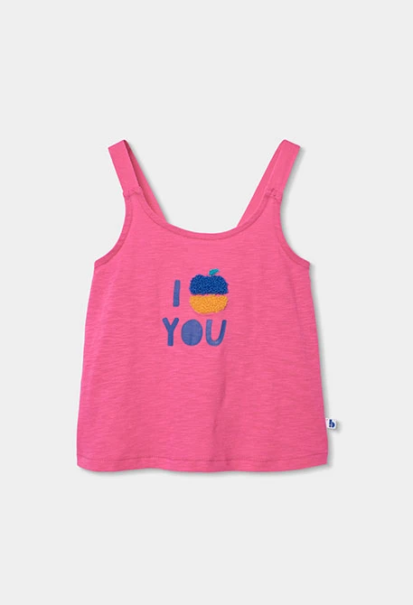 Set bambina maglia mele rosa