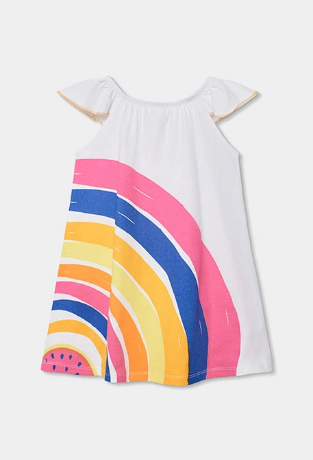 Vestido estampado para menina