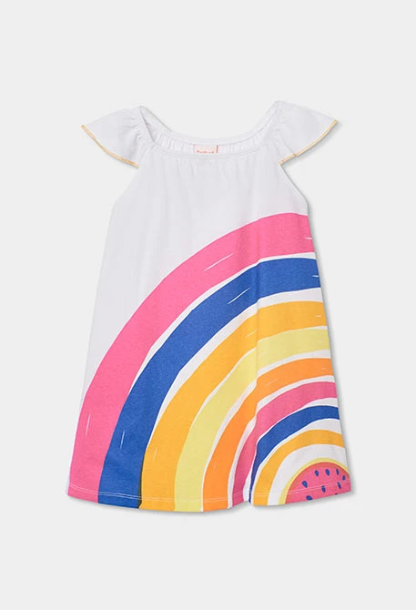 Vestido niña estampado