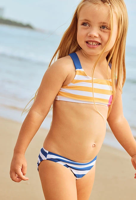 Bikini a righe UPF50+