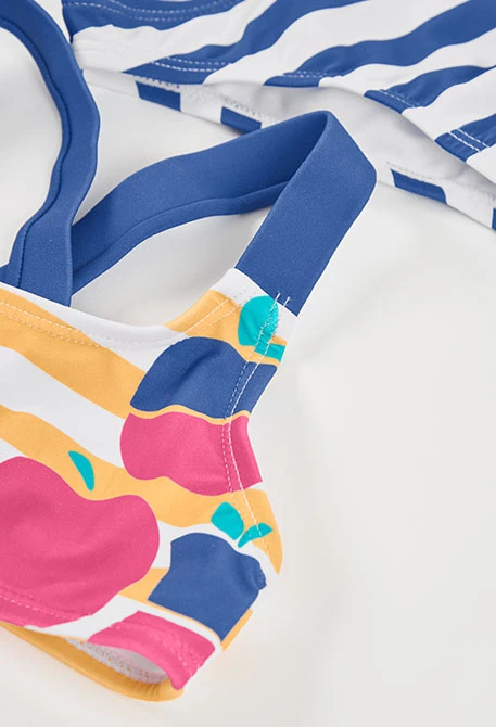 Bikini a righe UPF50+