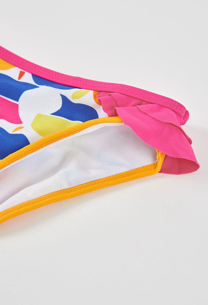 Maillot de bain pour fille à motif de pommes UPF50+