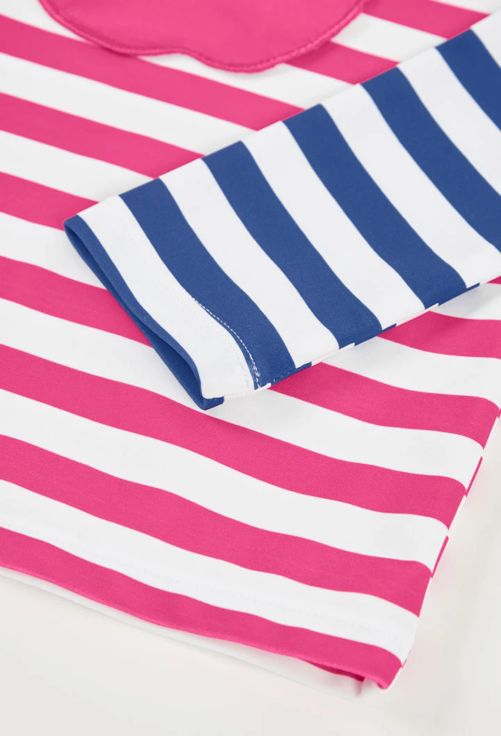 Technisches Mehrfarbiges Mädchenshirt UPF50+