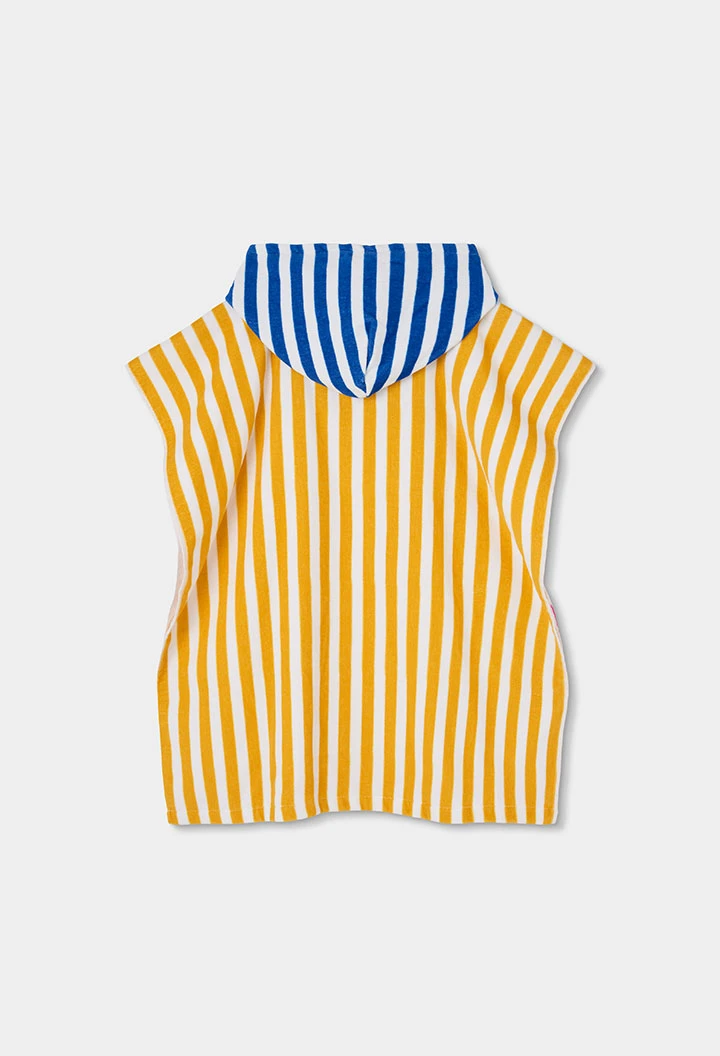 Serviette à capuche rayée