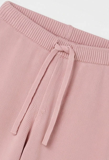 Pantalón niña rosa con cordón