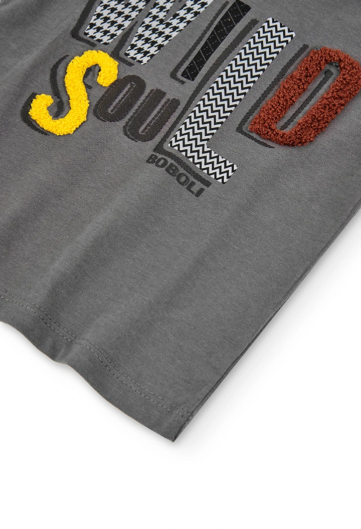 Camiseta punto liso de bebé niño