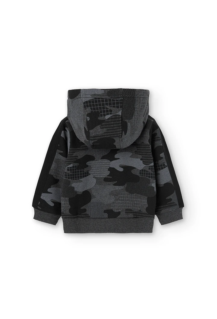 Fleece jacket camo for baby boy