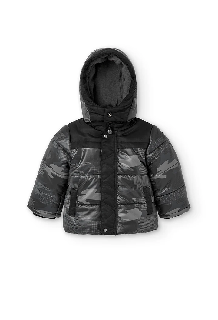 Parka tejido técnico de bebé niño