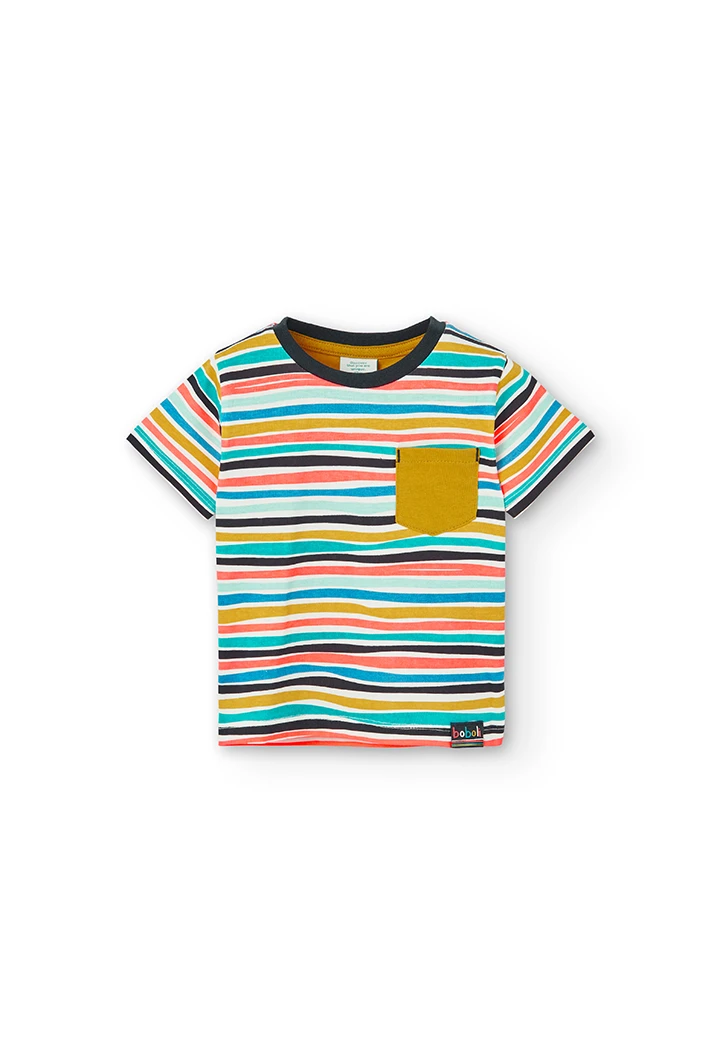 T-Shirt gestrickt gestreift für baby junge