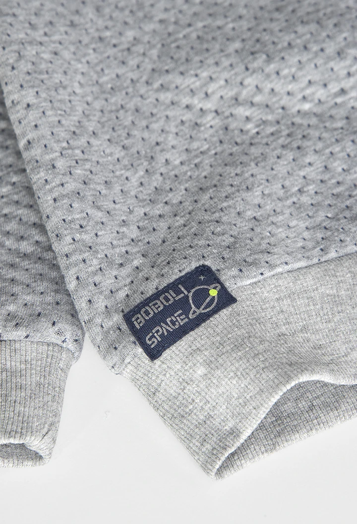 Sudadera punto acolchado de bebé -BCI
