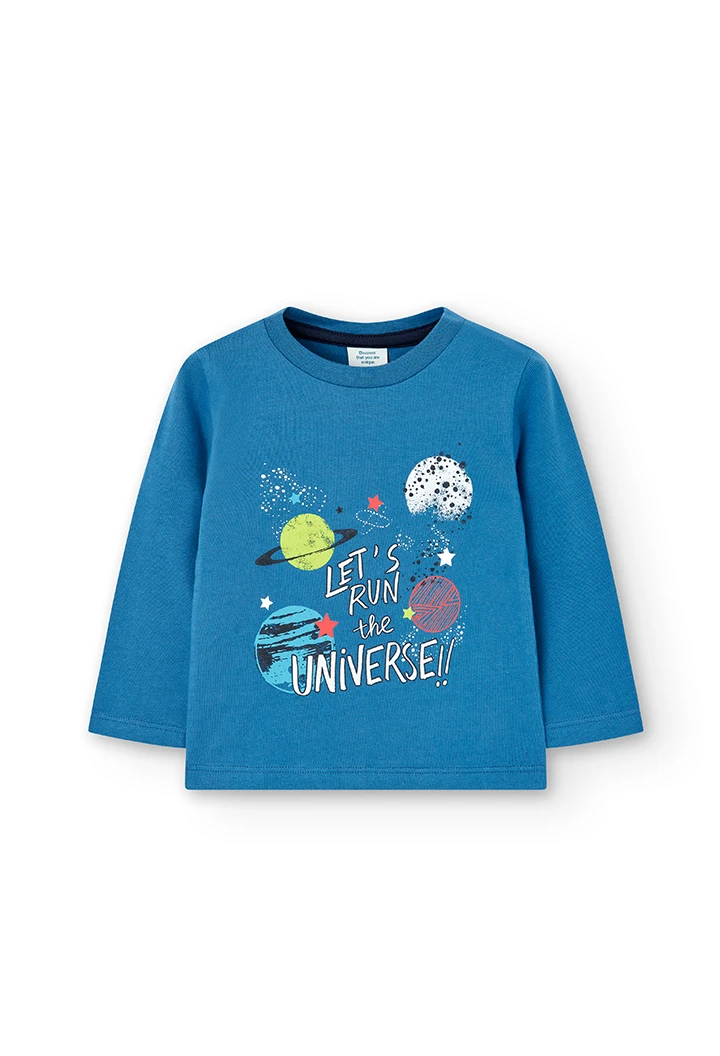 Knit t-Shirt for baby boy -BCI