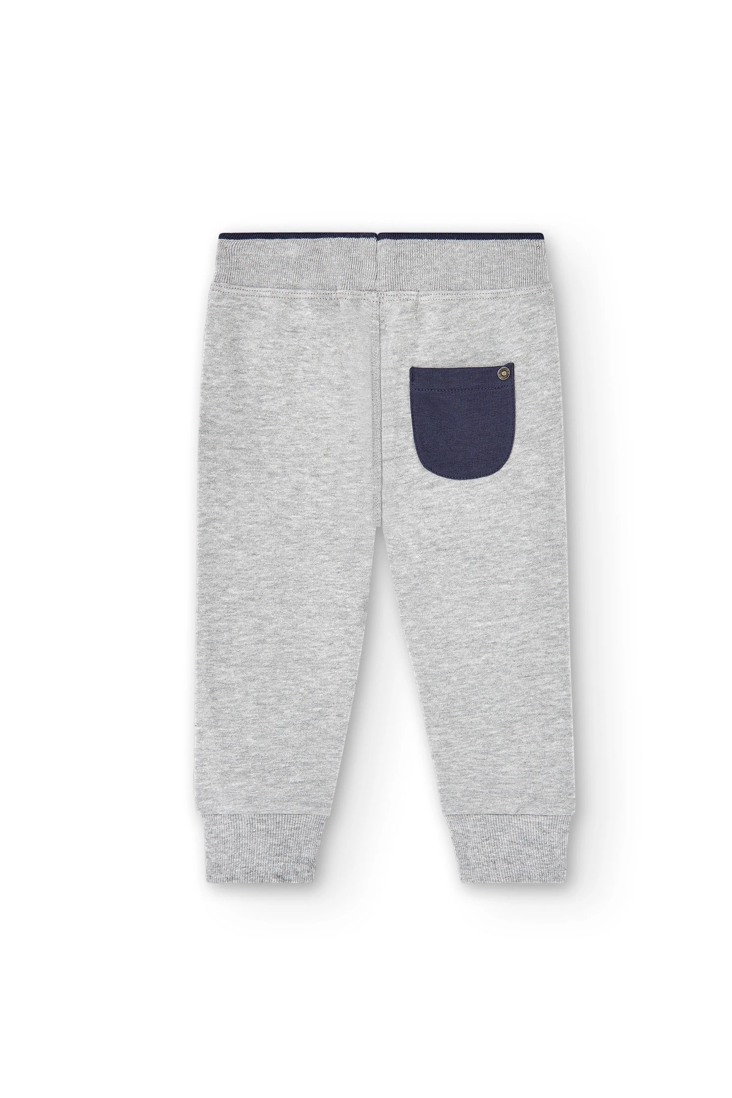 Fleece trousers for baby boy -BCI