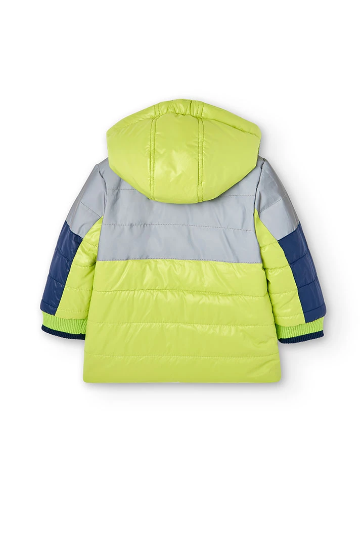 Parka réversible en toile technique pour bébé