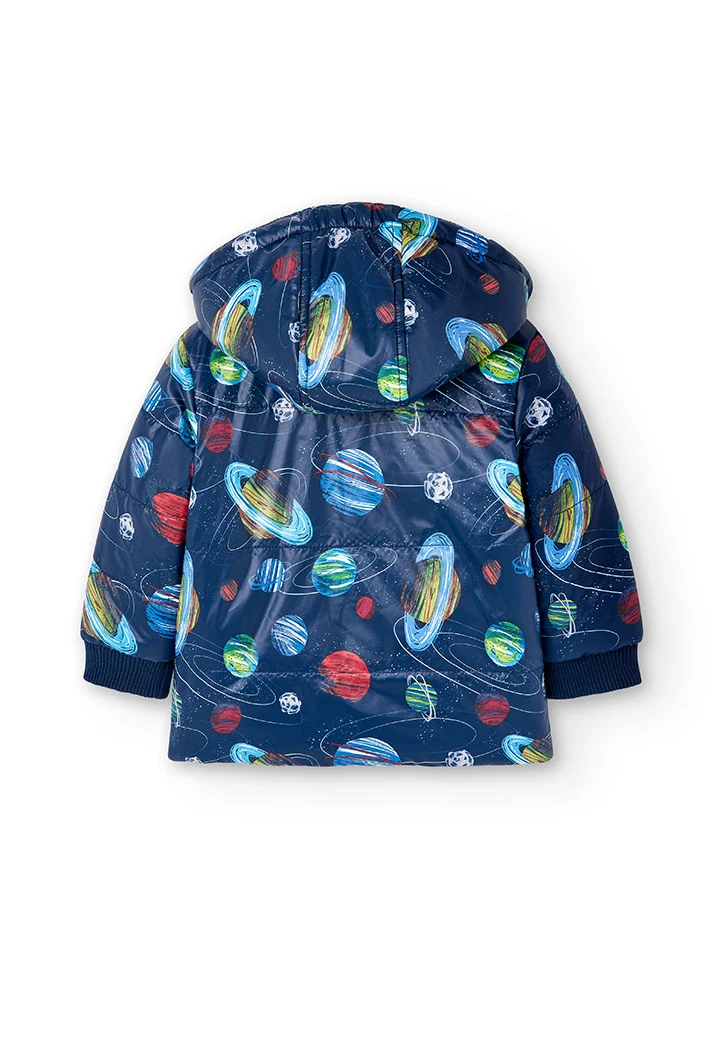 Parka réversible en toile technique pour bébé