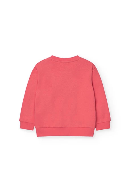 2tlg. Set mit Sweatshirt und Hose für Baby-Jungen in Orange