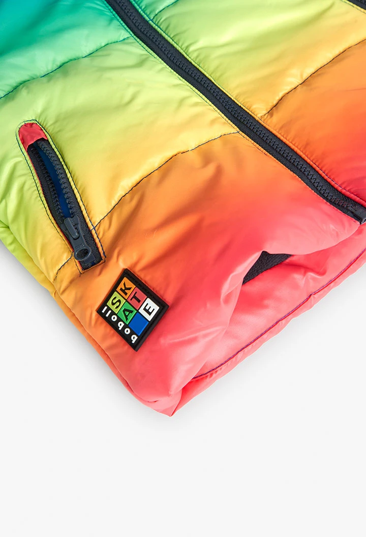 Parka tecnica per bambino stampata in vari colori