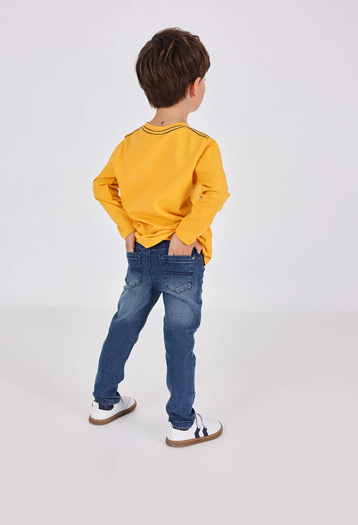 Hose denim elastisch für baby junge